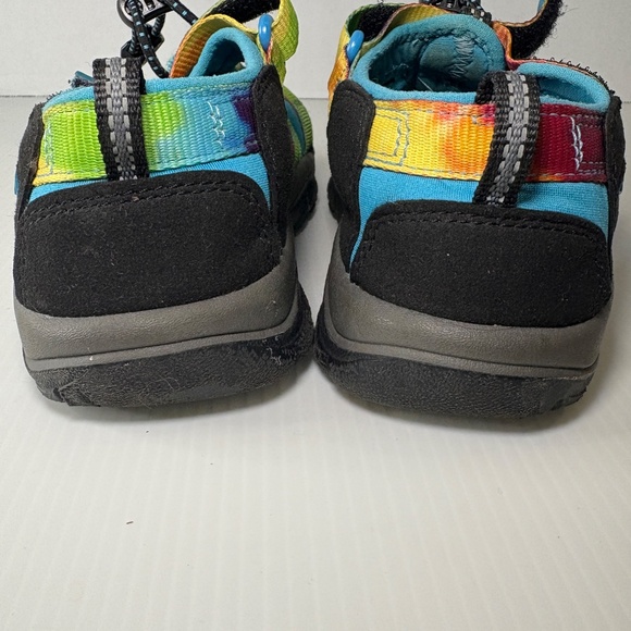 Keen Kids' Newport H2 Water Sandals Size 13 1018441 Tie Dye Rainbow Bungee Strap - Picture 14 of 15